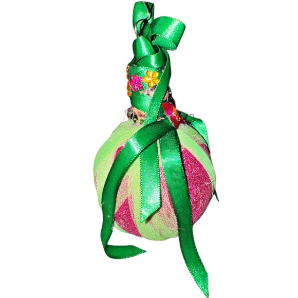 Merry & Lime Retro Jewel Adorned Christmas Tree Ornament - Picture 4 of 15